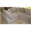 Image 3 : 5-Piece Pottery Barn Oversized Modular Sofa Sectional Set - Lt. Gray