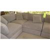 Image 9 : 5-Piece Pottery Barn Oversized Modular Sofa Sectional Set - Lt. Gray