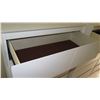 Image 4 : Tall 5-Drawer White Dresser - 32X17X50