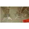 Image 3 : Qty 4 Slovakian Hand Crafted Cut Crystal Pillar Candle Holders