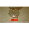 Image 3 : Etched Italian Hand-Cut Crystal Chalice w/Lid - 24K Gold Plated Base & Ornamentation 16" H