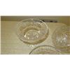 Image 3 : Qty 3 Cut Crystal Bowls, Candy Dish - Approx. 5" Tall, 2 are approx. 6.5" Tall