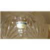 Image 5 : Cut Crystal Stemmed Dessert Tray (approx. 11" dia) and Round Bowl (approx. 6" H)