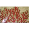 Image 4 : Qty 6 New Beaded Red Coral Placements - $110 Each Retail (Neiman Marcus)