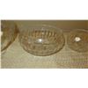 Image 3 : Qty 3 Poland Cut Crystal Bowls - Approx. 3" dia. to 9" dia.