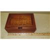 Image 10 : Lined Rectangular Koa Box - Approx. 10" Width, 7" Depth, 4" Ht