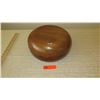 Image 9 : Round Mango Wood Bowl - Approx. 11" Dia, 6" Ht
