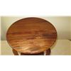 Image 8 : Round Koa Wood Stand - Approx. 19" Tall, 20" Dia