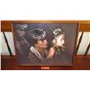 Image 1 : Ltd. Ed. Framed Canvas: "Ho'omaupopo" - by Edwin B. Kayton 27 X 21