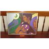 Image 1 : Framed Modern Acrylic Canvas - Profiles (Zambucka) 24X19