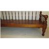Image 10 : Large Vintage Koa Wood Bench - Approx. 80x28x35