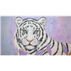 Image 2 : Original Acrylic on Canvas: White Tiger - by Zambucka 30x24