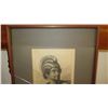 Image 2 : Old Framed Etching: "A Man of the Sandwich Islands" - After J. Webber (glass broken) 17X20