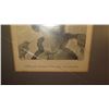 Image 3 : Old Framed Etching: "A Man of the Sandwich Islands" - After J. Webber (glass broken) 17X20