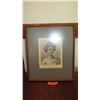 Image 1 : Old Framed Etching: "A Young Woman of the Sandwich Islands" - After J. Webber 17 x 20