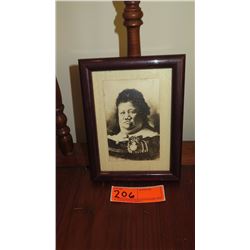 Framed Black & White Portrait - Princess Ruth 6X8