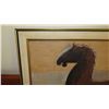 Image 2 : Large Framed Original Acrylic Canvas Painting: Stallion - by Luigi Fumagalli 46X36