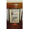 Image 1 : Framed Black & White 1956 "Hawaii Calls"Waikiki Beach Broadcast Program