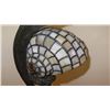 Image 2 : Art Nouveau Table Lamp with Stained Glass Shell Motif 22" H