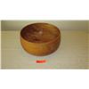 Image 1 : Large Wood Bowl - Mango? Approx. 14.5" dia, 8" h