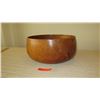 Image 4 : Large Wood Bowl - Mango? Approx. 14.5" dia, 8" h