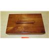 Image 3 : Rectangular Wood Box w/Lid (Tongue-Groove) - Approx. 15.5" L  X 9" W