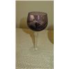 Image 3 : Qty 26 Etched, Grape Colored Cut Crystal Stemware