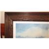 Image 2 : Original Framed Oil Canvas: Rough Sea - by Shirley Cunningham '71 (32X25)