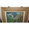 Image 2 : Framed Canvas Painting: Waterfall "Morgan's Corner" - by Margaret S. McMillan 12X14