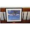Image 1 : Framed Print: Lazy Day Oceanscape Chinaman's Hat? - by Catherine Cranford 23X21