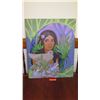 Image 1 : Original Oil on Canvas: Menehune Woman in Mountain Forest - by Zambucka 24X30