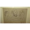 Image 2 : Framed Etching: Pablo Picasso "Sculpture Avec Coupe et Modele Accroupi" - Block #152 (17.5X22)