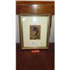 Image 1 : Framed Collotype of Original Work: Degas "La Chanteuse" - Printed in Paris 1948 (13X16)