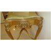 Image 7 : Gilded Italian Onyx-Topped Console Table 23 X 32 X 30 Ht.