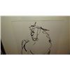 Image 3 : Framed Matted Drawing: Horse Sketch - by John Young 1992 (16x21)