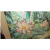 Image 2 : Original Framed Painting: Lotus Flowers - by Shirley Russell 32X38