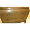 Image 11 : Stone-Topped, Hardwood Bombe Commode w/ Embellished Hardware 38x21x35