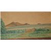 Image 4 : Framed Kalakaua 1881 Bank Note (N.Y), Framed Watercolor Rabbit Island? 8x6