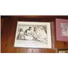 Image 2 : Qty 8 Misc. Framed Old Hawaiian Prints, Books, Newspaper Print, Modern Art, etc.