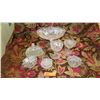 Image 1 : Cut Crystal Stemmed Bowl, Butter Dish, Goblets, Candy Dishes, Cream Pot