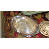 Image 3 : Qty 7 Antique Silver Plated Platter, Trays, Condiment Tray, etc.