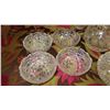 Image 2 : Qty 11 Cut Crystal Bowls, Swirl Glass Bowl - 4" dia to 6" dia