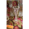 Image 3 : Qty 5 Narrow Cut Crystal Vases - Approx. 4" to 14" H