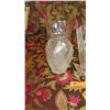 Image 2 : Qty 4 Tall Vases (Cut Crystal, Etched Relief, etc.) - 9" H to 11.5" H