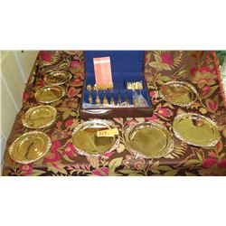 24K Gold-Plated Flatware Set