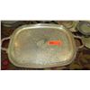 Image 2 : Qty 10 Misc. Silver Plated Trays, Platters, Plates