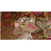 Image 2 : Qty 7 Cut Crystal Trays, Candy Dish, 8 Glass Chopstick Stands