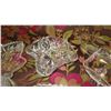 Image 3 : Qty 7 Cut Crystal Trays, Candy Dish, 8 Glass Chopstick Stands