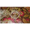 Image 4 : Qty 7 Cut Crystal Trays, Candy Dish, 8 Glass Chopstick Stands
