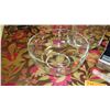 Image 2 : Modernist Glass Bowl & Glass Vase & 12 Cut Crystal Knife Rests